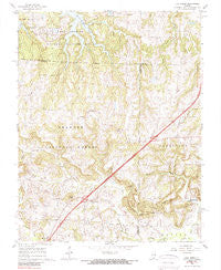 Lick Creek Illinois Historical topographic map, 1:24000 scale, 7.5 X 7.5 Minute, Year 1966