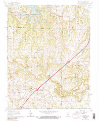 Lick Creek Illinois Historical topographic map, 1:24000 scale, 7.5 X 7.5 Minute, Year 1966