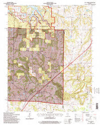 Lick Creek Illinois Historical topographic map, 1:24000 scale, 7.5 X 7.5 Minute, Year 1996