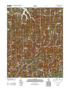 Lick Creek Illinois Historical topographic map, 1:24000 scale, 7.5 X 7.5 Minute, Year 2012