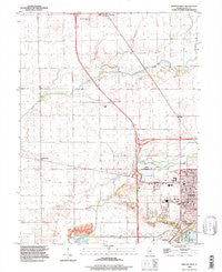 Lincoln West Illinois Historical topographic map, 1:24000 scale, 7.5 X 7.5 Minute, Year 1996