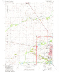 Lincoln West Illinois Historical topographic map, 1:24000 scale, 7.5 X 7.5 Minute, Year 1980