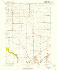 Lisbon Illinois Historical topographic map, 1:24000 scale, 7.5 X 7.5 Minute, Year 1953