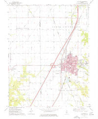 Litchfield Illinois Historical topographic map, 1:24000 scale, 7.5 X 7.5 Minute, Year 1974