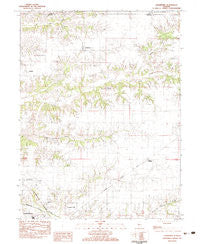 Literberry Illinois Historical topographic map, 1:24000 scale, 7.5 X 7.5 Minute, Year 1983