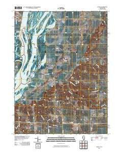 Lomax Illinois Historical topographic map, 1:24000 scale, 7.5 X 7.5 Minute, Year 2010