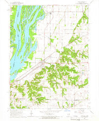 Lomax Illinois Historical topographic map, 1:24000 scale, 7.5 X 7.5 Minute, Year 1964