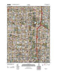 Lombard Illinois Historical topographic map, 1:24000 scale, 7.5 X 7.5 Minute, Year 2012