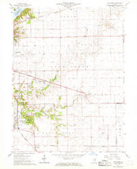 Long Creek Illinois Historical topographic map, 1:24000 scale, 7.5 X 7.5 Minute, Year 1967