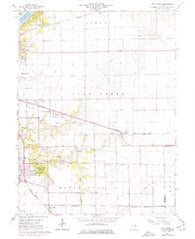 Long Creek Illinois Historical topographic map, 1:24000 scale, 7.5 X 7.5 Minute, Year 1967