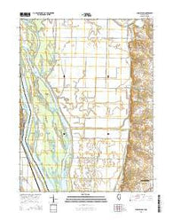 Long Island Illinois Current topographic map, 1:24000 scale, 7.5 X 7.5 Minute, Year 2015