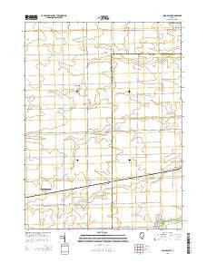 Long Point Illinois Current topographic map, 1:24000 scale, 7.5 X 7.5 Minute, Year 2015