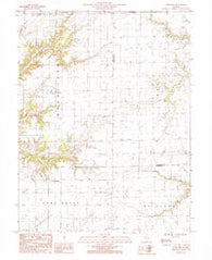 Loogootee Illinois Historical topographic map, 1:24000 scale, 7.5 X 7.5 Minute, Year 1985