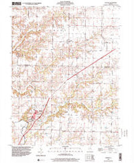 Loraine Illinois Historical topographic map, 1:24000 scale, 7.5 X 7.5 Minute, Year 1998