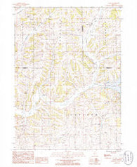 Loran Illinois Historical topographic map, 1:24000 scale, 7.5 X 7.5 Minute, Year 1985