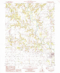 Louisville West Illinois Historical topographic map, 1:24000 scale, 7.5 X 7.5 Minute, Year 1985