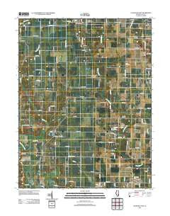 Louisville East Illinois Historical topographic map, 1:24000 scale, 7.5 X 7.5 Minute, Year 2012