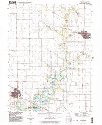 Lovington Illinois Historical topographic map, 1:24000 scale, 7.5 X 7.5 Minute, Year 1999