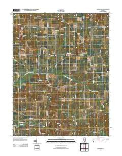Macedonia Illinois Historical topographic map, 1:24000 scale, 7.5 X 7.5 Minute, Year 2012