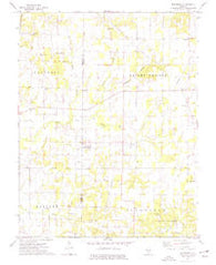 Macedonia Illinois Historical topographic map, 1:24000 scale, 7.5 X 7.5 Minute, Year 1974