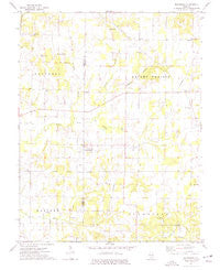 Macedonia Illinois Historical topographic map, 1:24000 scale, 7.5 X 7.5 Minute, Year 1974