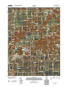 Mackinaw Illinois Historical topographic map, 1:24000 scale, 7.5 X 7.5 Minute, Year 2012