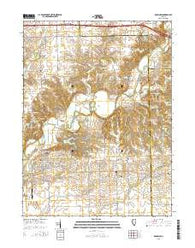 Mackinaw Illinois Current topographic map, 1:24000 scale, 7.5 X 7.5 Minute, Year 2015