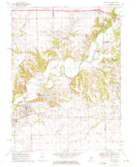 Mackinaw Illinois Historical topographic map, 1:24000 scale, 7.5 X 7.5 Minute, Year 1970