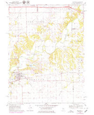 Mackinaw Illinois Historical topographic map, 1:24000 scale, 7.5 X 7.5 Minute, Year 1970