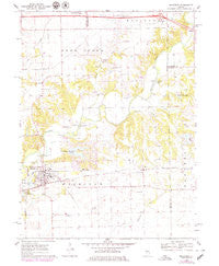 Mackinaw Illinois Historical topographic map, 1:24000 scale, 7.5 X 7.5 Minute, Year 1970