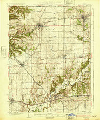 Mackinaw Illinois Historical topographic map, 1:62500 scale, 15 X 15 Minute, Year 1932