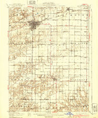 Macomb Illinois Historical topographic map, 1:62500 scale, 15 X 15 Minute, Year 1914