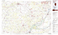 Macomb Illinois Historical topographic map, 1:100000 scale, 30 X 60 Minute, Year 1985