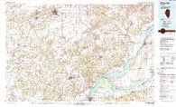 Macomb Illinois Historical topographic map, 1:100000 scale, 30 X 60 Minute, Year 1989