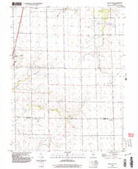 Macon East Illinois Historical topographic map, 1:24000 scale, 7.5 X 7.5 Minute, Year 1998