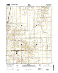 Macon East Illinois Current topographic map, 1:24000 scale, 7.5 X 7.5 Minute, Year 2015