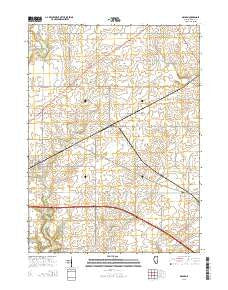 Malden Illinois Current topographic map, 1:24000 scale, 7.5 X 7.5 Minute, Year 2015