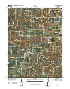 Manchester Illinois Historical topographic map, 1:24000 scale, 7.5 X 7.5 Minute, Year 2012