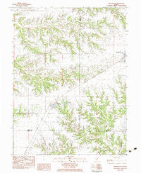 Manchester Illinois Historical topographic map, 1:24000 scale, 7.5 X 7.5 Minute, Year 1983