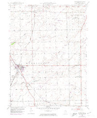 Manhattan Illinois Historical topographic map, 1:24000 scale, 7.5 X 7.5 Minute, Year 1953