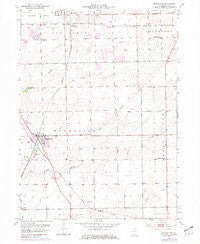 Manhattan Illinois Historical topographic map, 1:24000 scale, 7.5 X 7.5 Minute, Year 1953