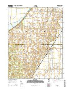 Manito Illinois Current topographic map, 1:24000 scale, 7.5 X 7.5 Minute, Year 2015