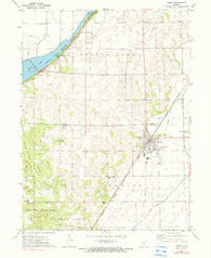 Manito Illinois Historical topographic map, 1:24000 scale, 7.5 X 7.5 Minute, Year 1971