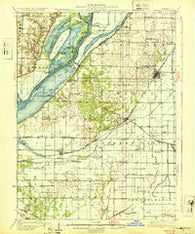 Manito Illinois Historical topographic map, 1:62500 scale, 15 X 15 Minute, Year 1932