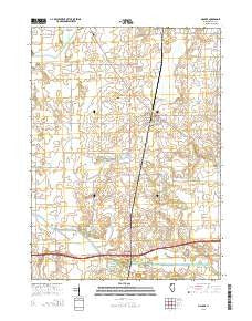 Manlius Illinois Current topographic map, 1:24000 scale, 7.5 X 7.5 Minute, Year 2015