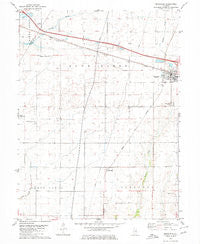 Mansfield Illinois Historical topographic map, 1:24000 scale, 7.5 X 7.5 Minute, Year 1979