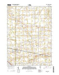 Maple Park Illinois Current topographic map, 1:24000 scale, 7.5 X 7.5 Minute, Year 2015