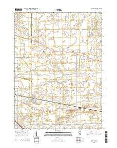 Maple Park Illinois Current topographic map, 1:24000 scale, 7.5 X 7.5 Minute, Year 2015