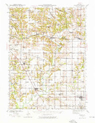 Maquon Illinois Historical topographic map, 1:62500 scale, 15 X 15 Minute, Year 1941
