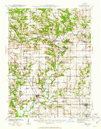 Maquon Illinois Historical topographic map, 1:62500 scale, 15 X 15 Minute, Year 1941